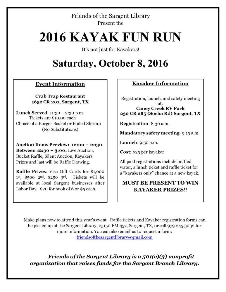 2016 KAYAK FUN RUN​